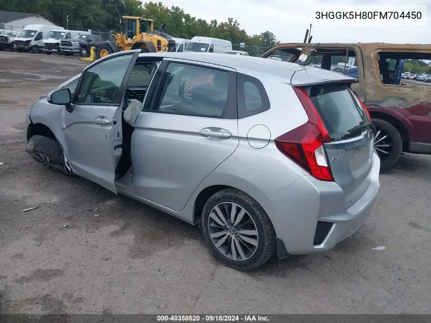 3HGGK5H80FM704450 2015 Honda Fit Ex/Exl