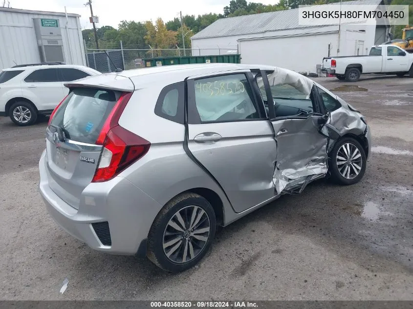 3HGGK5H80FM704450 2015 Honda Fit Ex/Exl