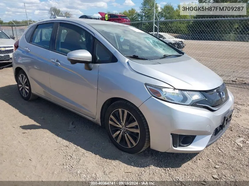 2015 Honda Fit Ex/Ex-L VIN: 3HGGK5H87FM709287 Lot: 40364741