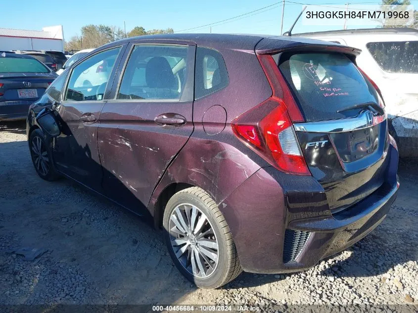 2015 Honda Fit Ex/Ex-L VIN: 3HGGK5H84FM719968 Lot: 40456684