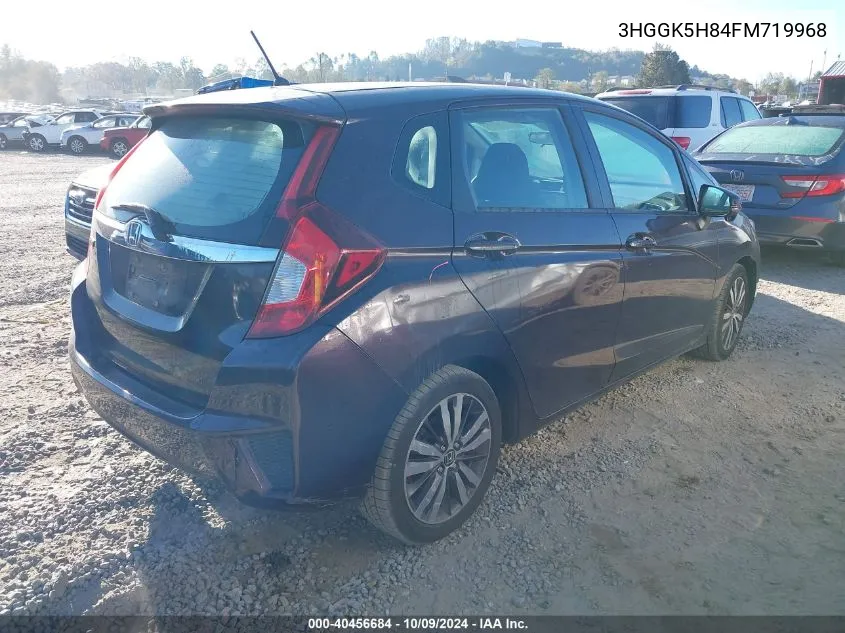 2015 Honda Fit Ex/Ex-L VIN: 3HGGK5H84FM719968 Lot: 40456684