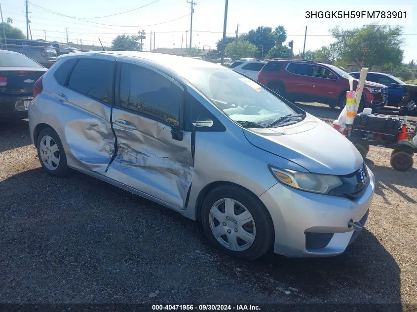 2015 Honda Fit Lx VIN: 3HGGK5H59FM783901 Lot: 40471956