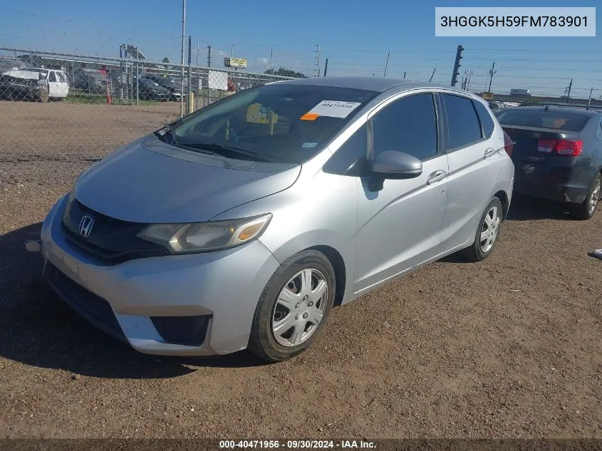 2015 Honda Fit Lx VIN: 3HGGK5H59FM783901 Lot: 40471956