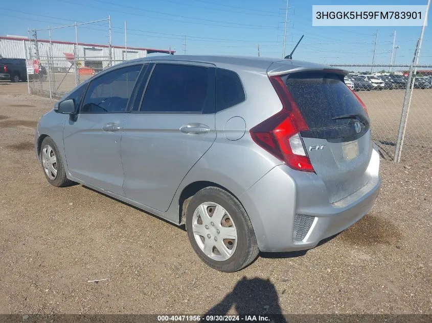 2015 Honda Fit Lx VIN: 3HGGK5H59FM783901 Lot: 40471956