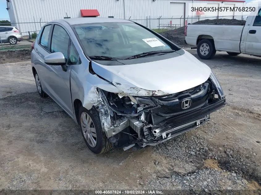 3HGGK5H57FM768250 2015 Honda Fit Lx