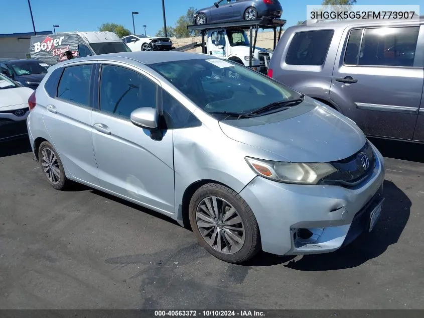 2015 Honda Fit Lx VIN: 3HGGK5G52FM773907 Lot: 40563372