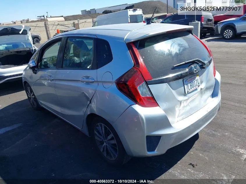 2015 Honda Fit Lx VIN: 3HGGK5G52FM773907 Lot: 40563372