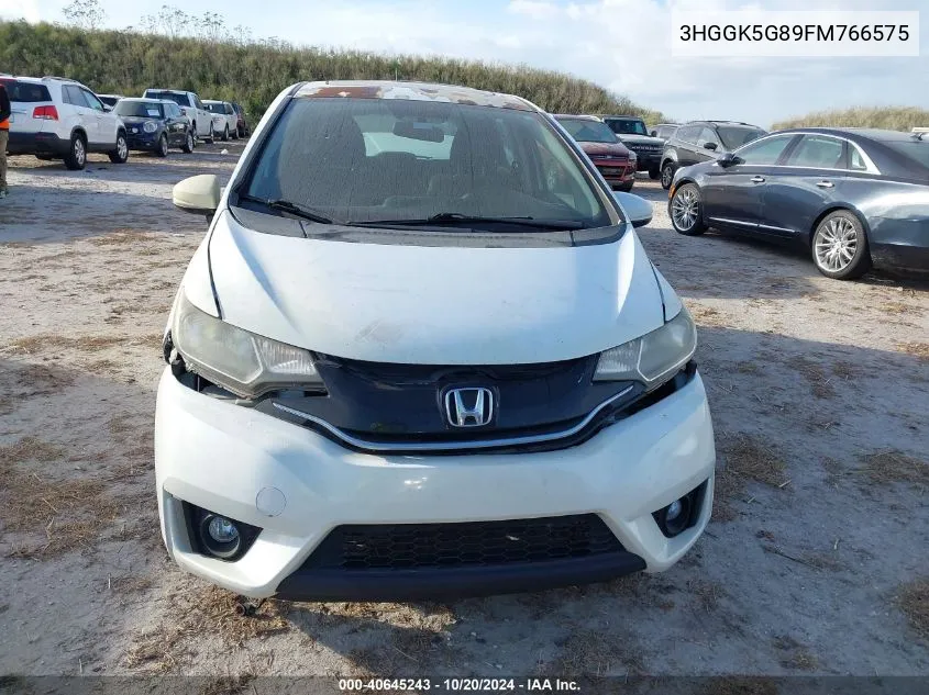 2015 Honda Fit Ex VIN: 3HGGK5G89FM766575 Lot: 40645243