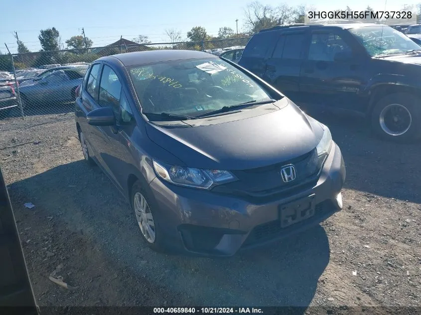 2015 Honda Fit Lx VIN: 3HGGK5H56FM737328 Lot: 40659840