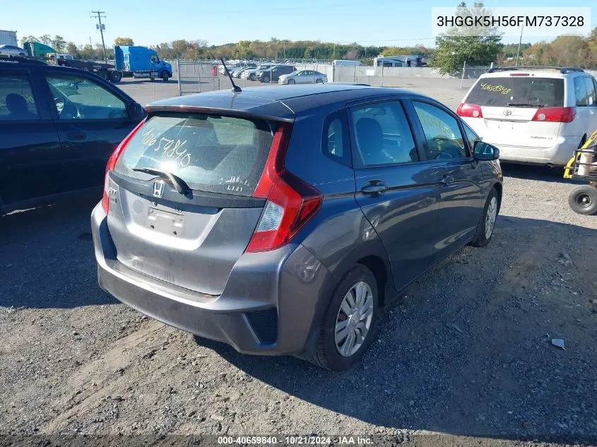 2015 Honda Fit Lx VIN: 3HGGK5H56FM737328 Lot: 40659840