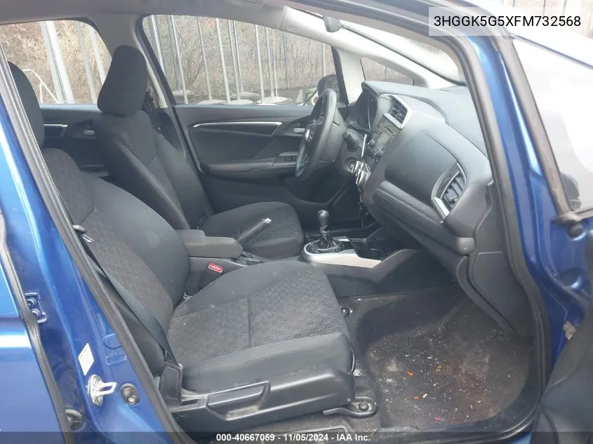 3HGGK5G5XFM732568 2015 Honda Fit Lx