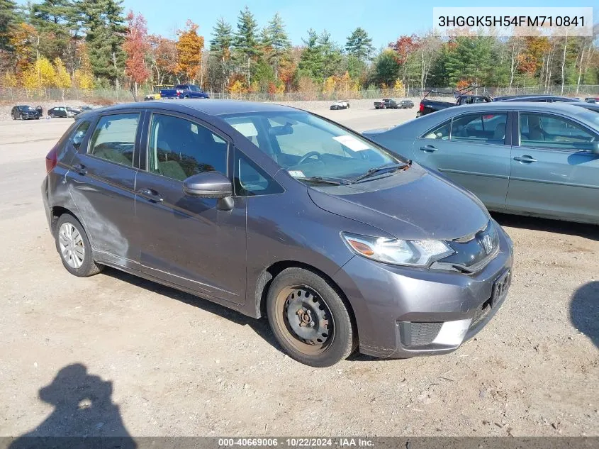 2015 Honda Fit Lx VIN: 3HGGK5H54FM710841 Lot: 40669006