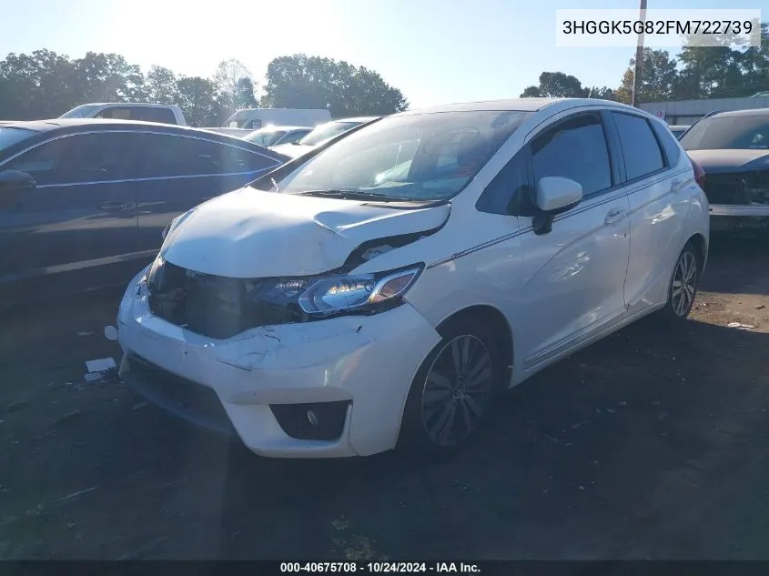 2015 Honda Fit Ex VIN: 3HGGK5G82FM722739 Lot: 40675708