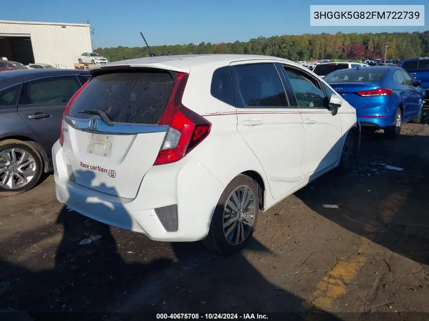 2015 Honda Fit Ex VIN: 3HGGK5G82FM722739 Lot: 40675708