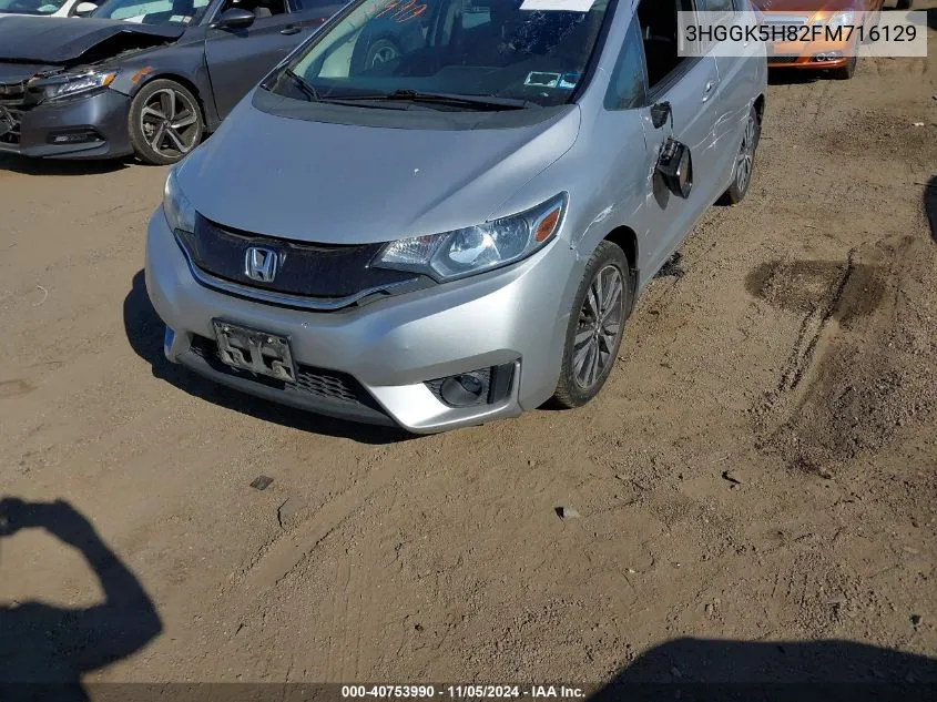 2015 Honda Fit Ex/Ex-L VIN: 3HGGK5H82FM716129 Lot: 40753990