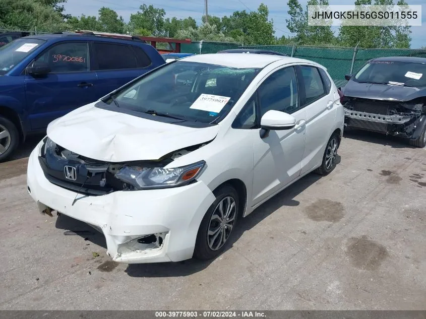 JHMGK5H56GS011555 2016 Honda Fit Lx