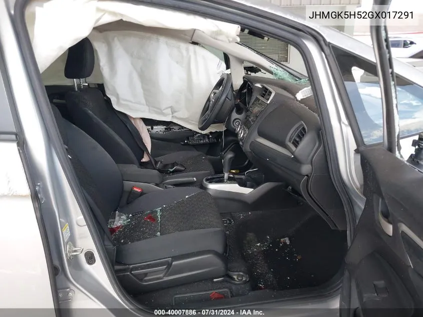 JHMGK5H52GX017291 2016 Honda Fit Lx