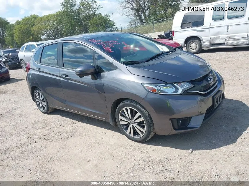 JHMGK5H70GX046273 2016 Honda Fit Ex