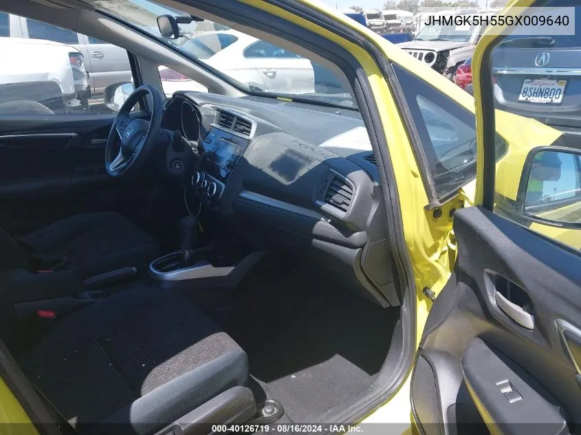 JHMGK5H55GX009640 2016 Honda Fit Lx