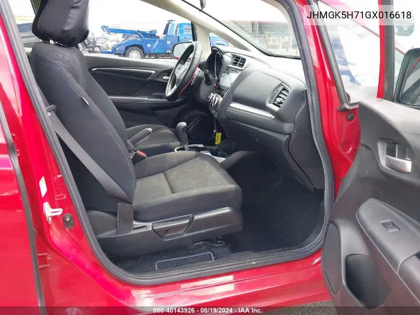 JHMGK5H71GX016618 2016 Honda Fit Ex