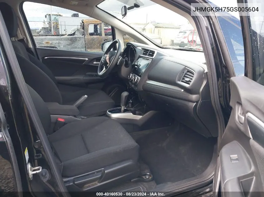 JHMGK5H75GS005604 2016 Honda Fit Ex