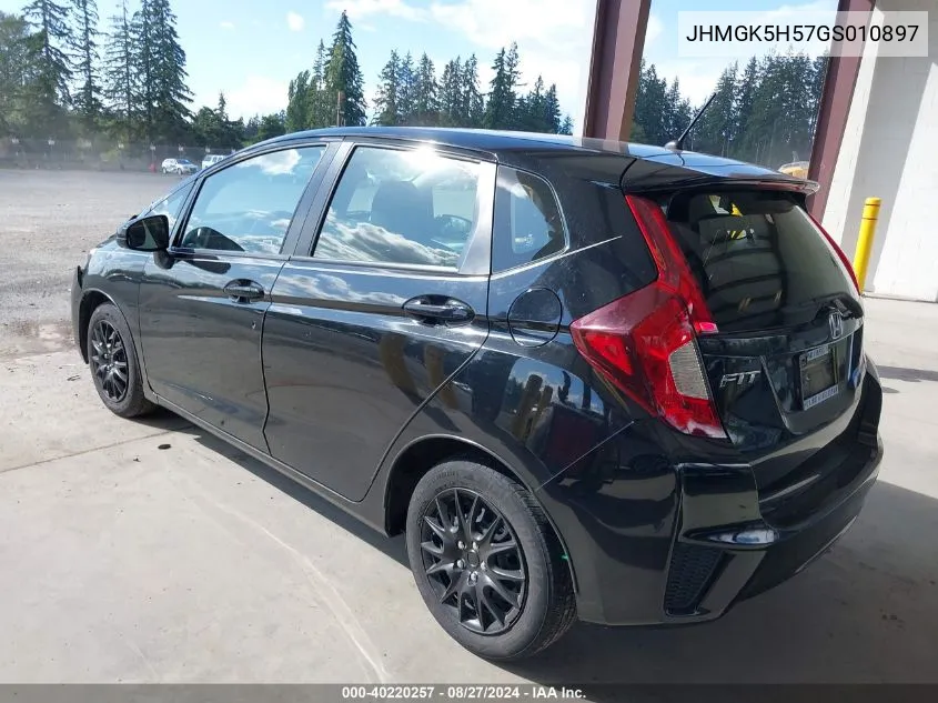 JHMGK5H57GS010897 2016 Honda Fit Lx