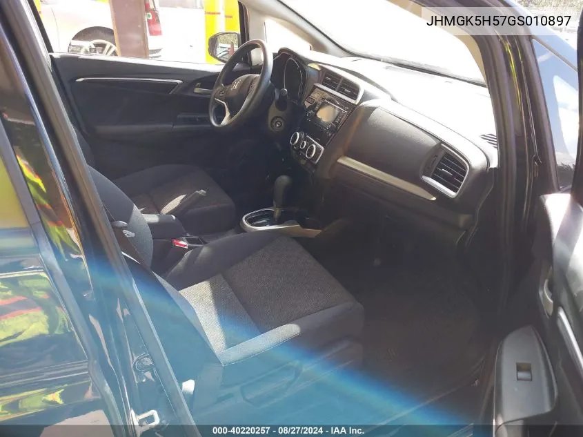 JHMGK5H57GS010897 2016 Honda Fit Lx