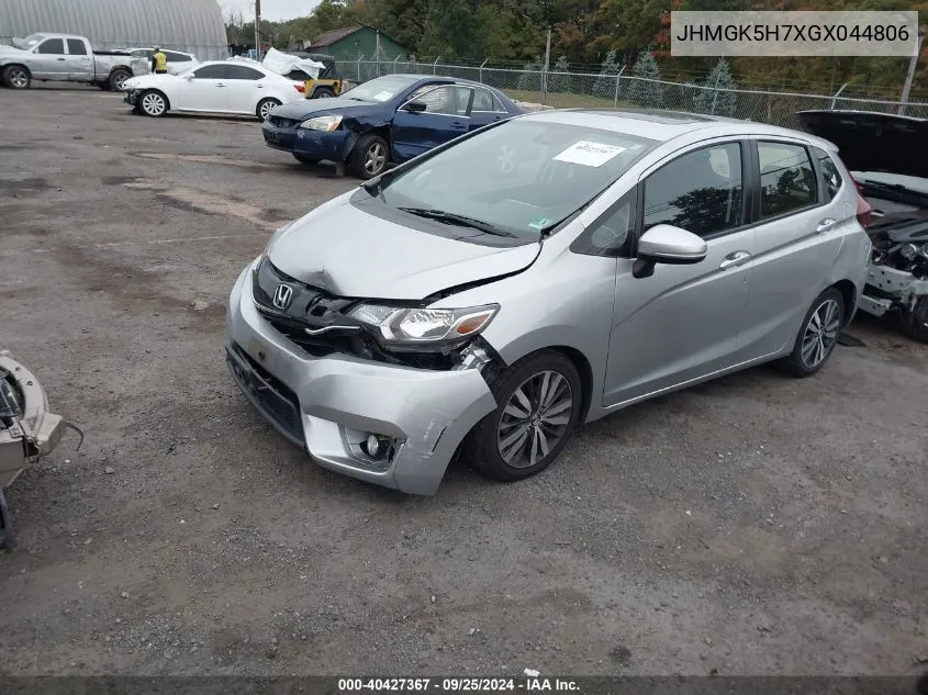 2016 Honda Fit Ex VIN: JHMGK5H7XGX044806 Lot: 40427367