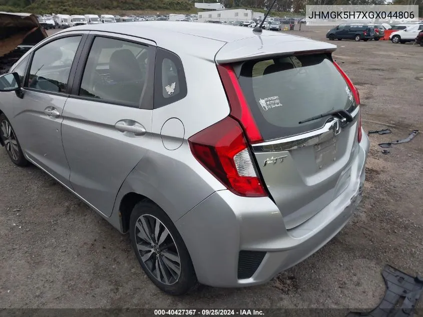 2016 Honda Fit Ex VIN: JHMGK5H7XGX044806 Lot: 40427367