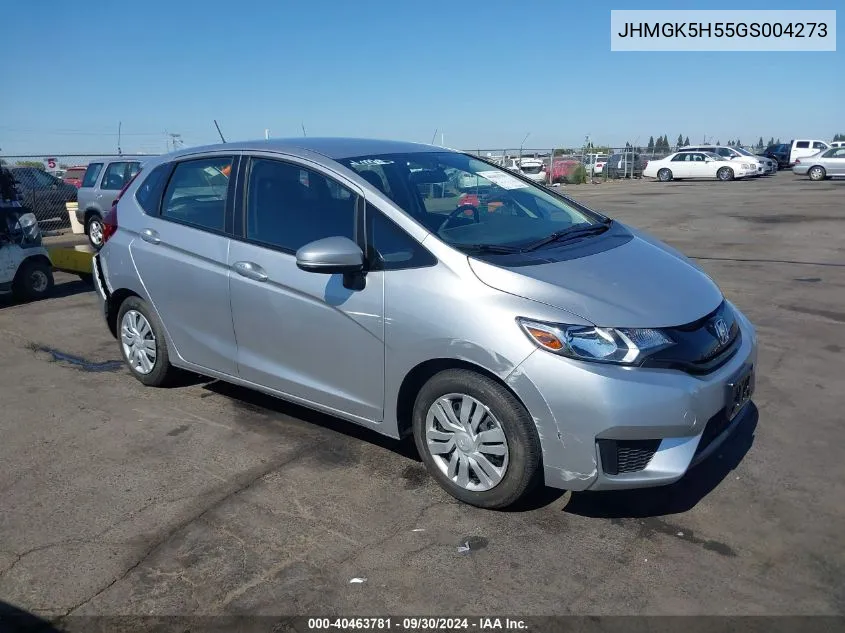 2016 Honda Fit Lx VIN: JHMGK5H55GS004273 Lot: 40463781