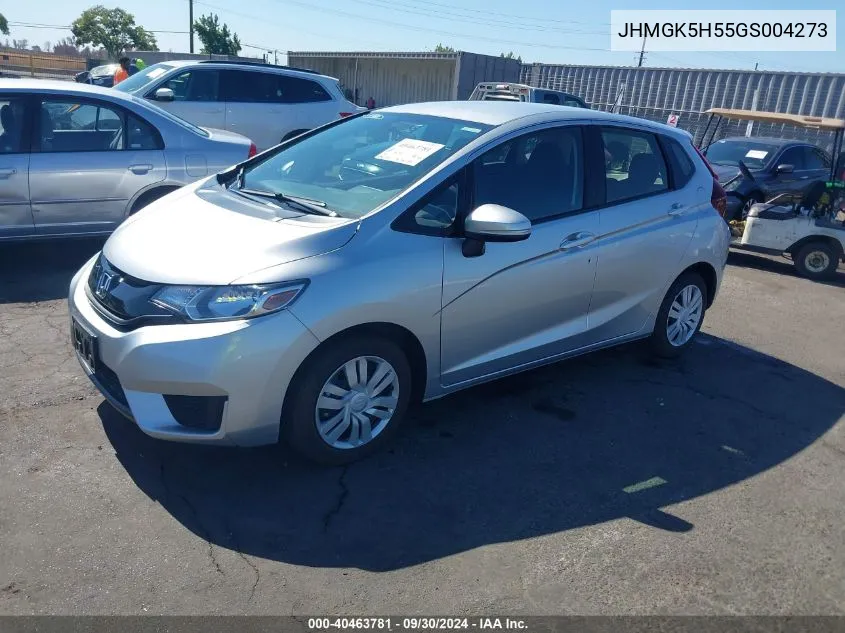 2016 Honda Fit Lx VIN: JHMGK5H55GS004273 Lot: 40463781