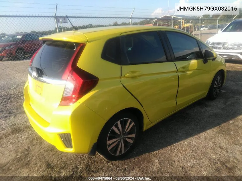 2016 Honda Fit Ex VIN: JHMGK5H79GX032016 Lot: 40475864