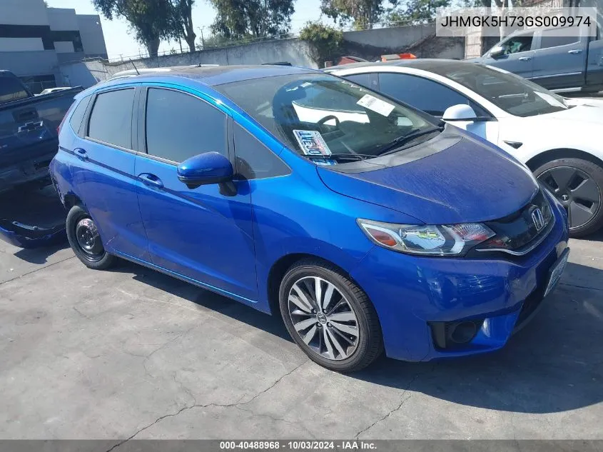 2016 Honda Fit Ex VIN: JHMGK5H73GS009974 Lot: 40488968