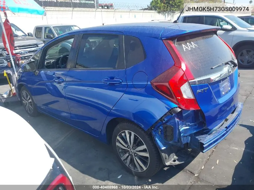 2016 Honda Fit Ex VIN: JHMGK5H73GS009974 Lot: 40488968