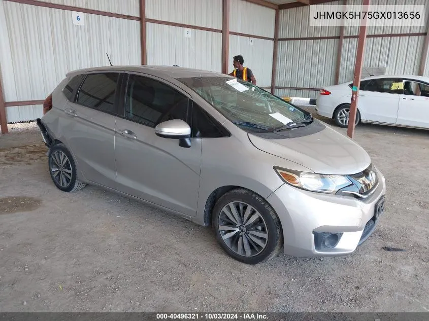 2016 Honda Fit Ex VIN: JHMGK5H75GX013656 Lot: 40496321