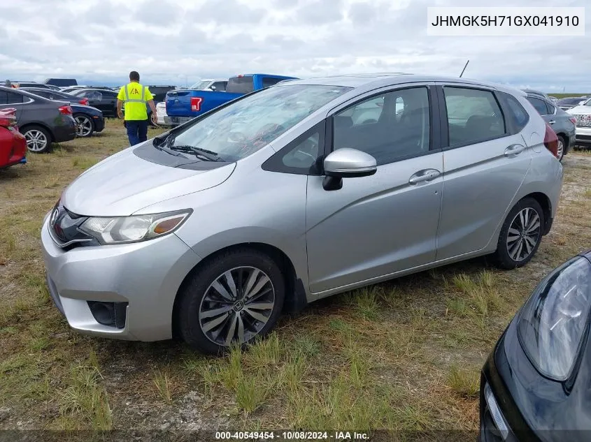 2016 Honda Fit Ex VIN: JHMGK5H71GX041910 Lot: 40549454