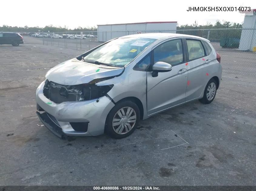 JHMGK5H5XGX014073 2016 Honda Fit Lx