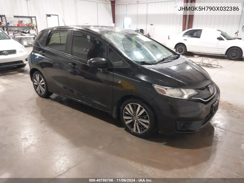 2016 Honda Fit Ex VIN: JHMGK5H79GX032386 Lot: 40788706