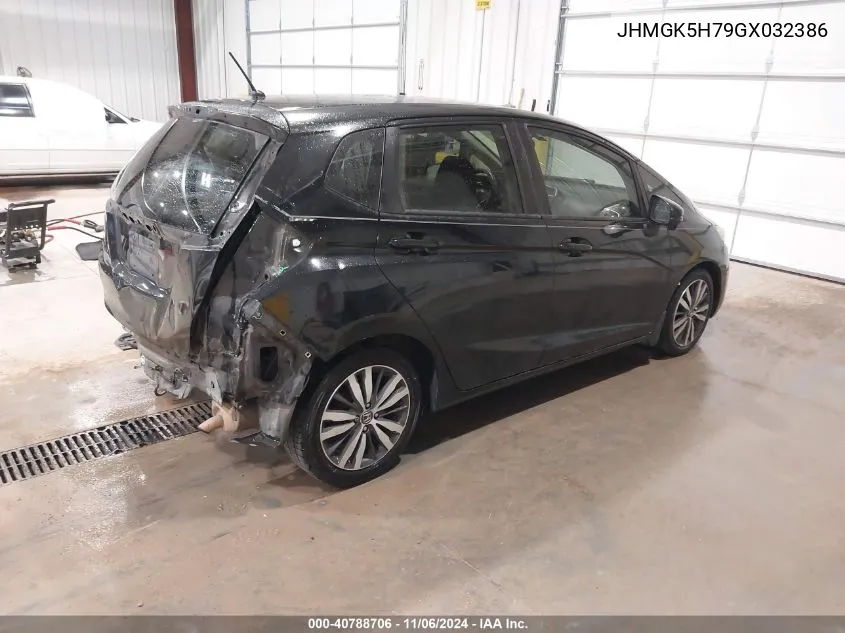 2016 Honda Fit Ex VIN: JHMGK5H79GX032386 Lot: 40788706