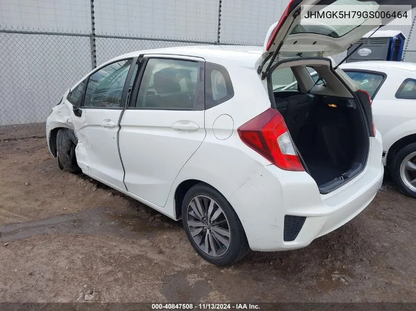 2016 Honda Fit Ex VIN: JHMGK5H79GS006464 Lot: 40847508