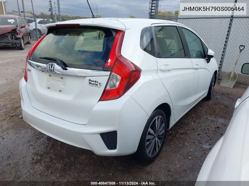 2016 Honda Fit Ex VIN: JHMGK5H79GS006464 Lot: 40847508