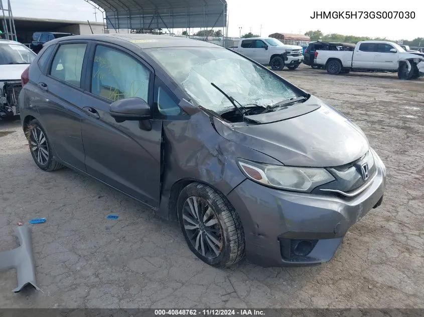 2016 Honda Fit Ex VIN: JHMGK5H73GS007030 Lot: 40848762