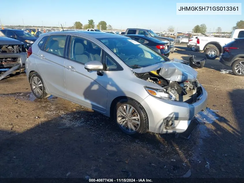 2016 Honda Fit Ex VIN: JHMGK5H71GS013361 Lot: 40877436