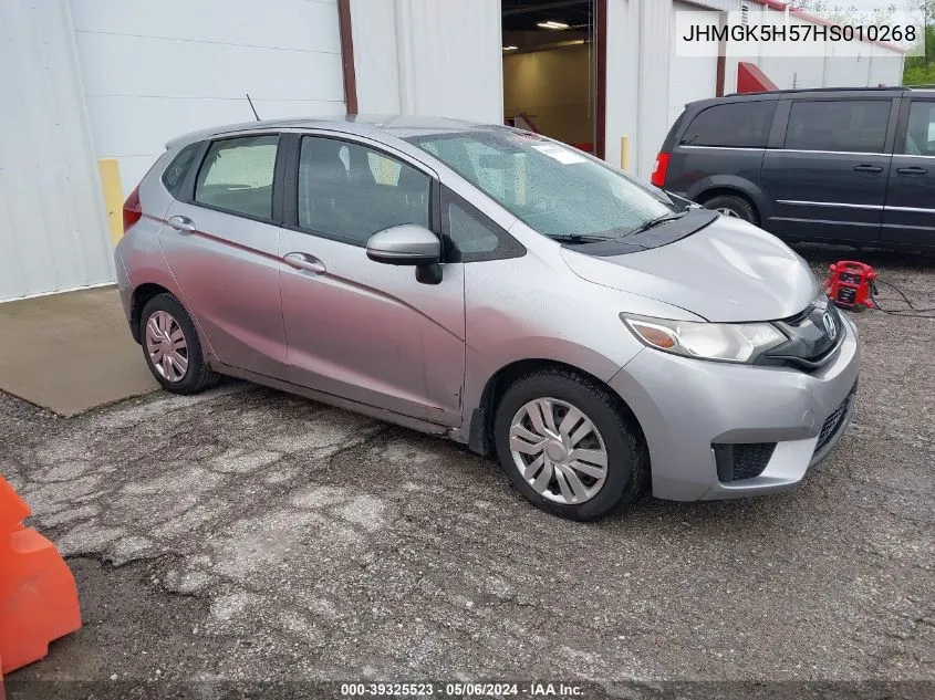 2017 Honda Fit Lx VIN: JHMGK5H57HS010268 Lot: 39325523