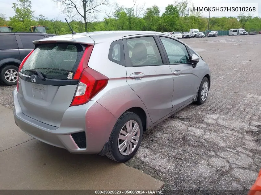 2017 Honda Fit Lx VIN: JHMGK5H57HS010268 Lot: 39325523