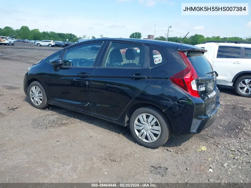 2017 Honda Fit Lx VIN: JHMGK5H55HS007384 Lot: 39464446