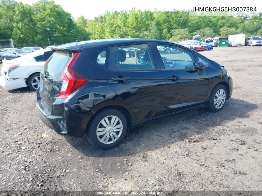 2017 Honda Fit Lx VIN: JHMGK5H55HS007384 Lot: 39464446