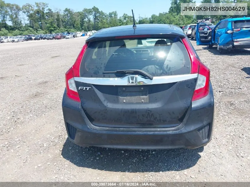 JHMGK5H82HS004629 2017 Honda Fit Ex-L