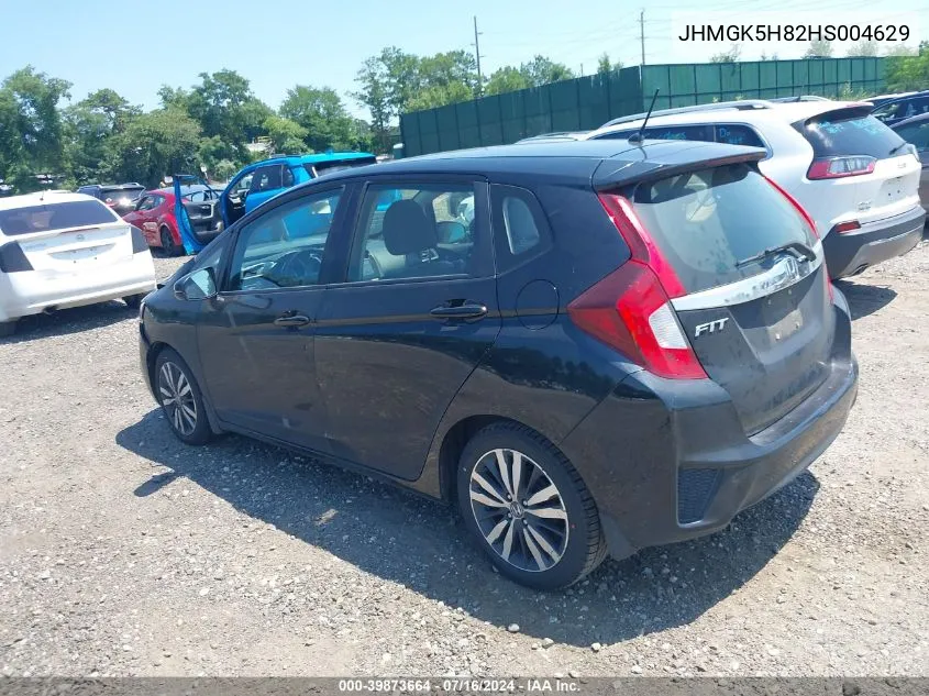 JHMGK5H82HS004629 2017 Honda Fit Ex-L