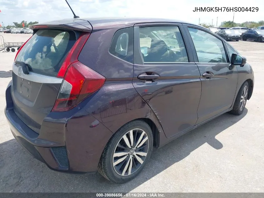 JHMGK5H76HS004429 2017 Honda Fit Ex